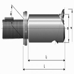 With adjustable shank